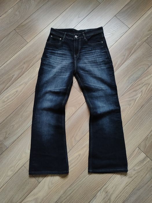 Bootcut jeans/чорні джинси буткат