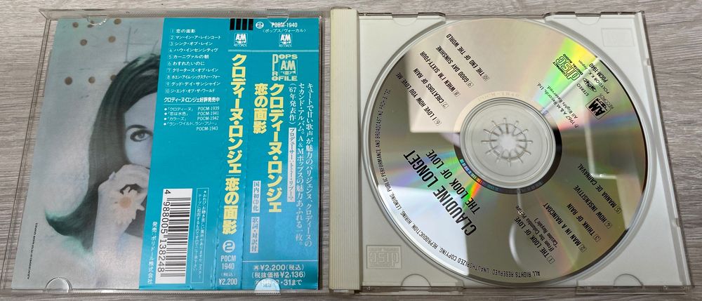 Claudine Longet "The Look of Love" CD Japonia OBI