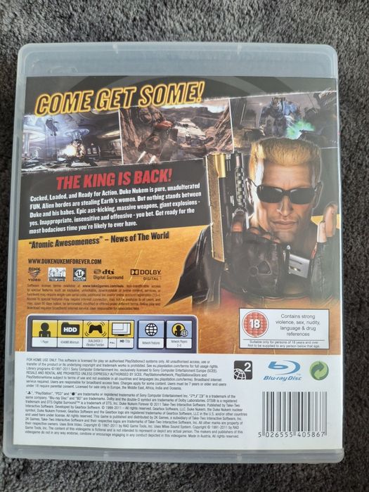 Duke nukem forever ps3