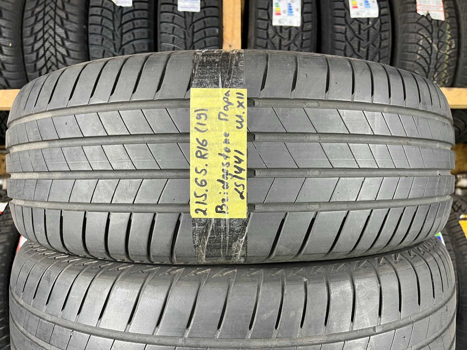 LS1441 Літні шини 215/65r16 Bridgestone Turanza T005 пара резина р16