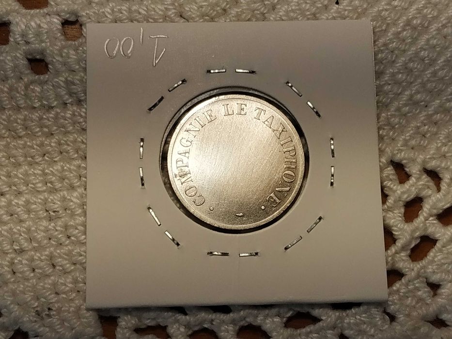 Ficha/medalha/token - Compagnie le Taxiphone