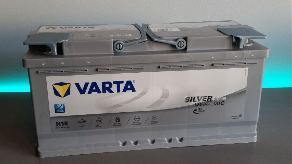 Akumulator Varta Silver H15 Start-Stop AGM 105Ah 950A Montaż Kodowanie