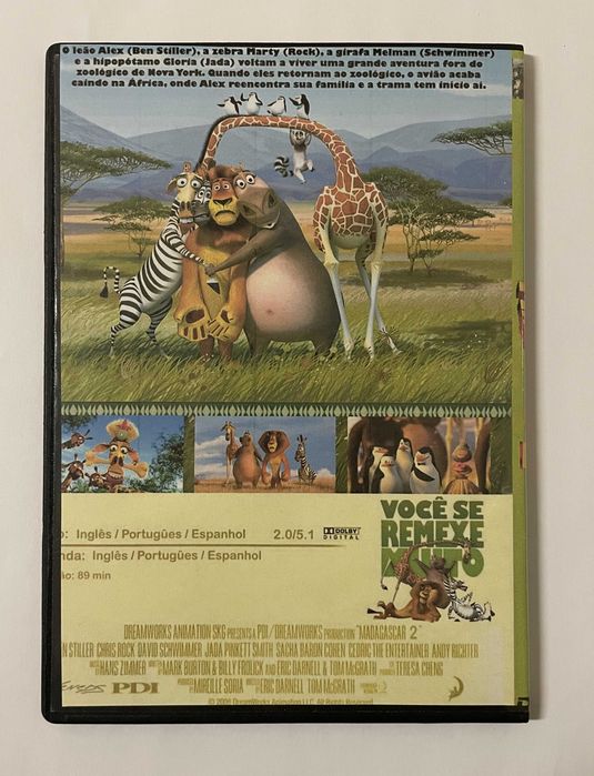Madagáscar 2 / Madagascar: Escape 2 Africa (gravado)