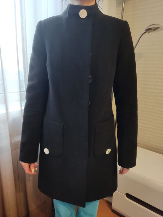 Пальто с пристёгивающимся мехом