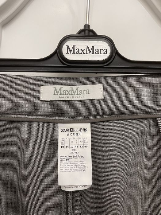 MAX MARA piękne spodnie z kieszeniami, ściągane w talii