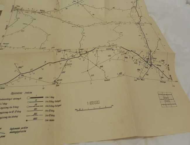 60r Katalog punktów niwelacyjnych geodezja stara mapa Krotoszyn Kalisz