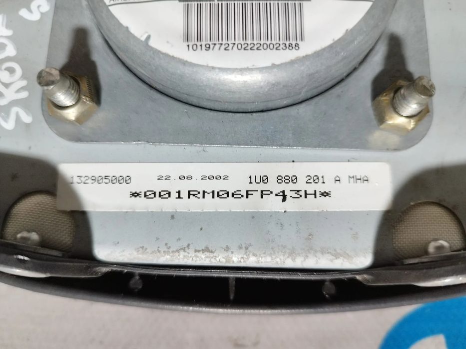 AIRBAG VOLANTE GUIADOR SKODA SUPERB I 1 MK1 3U4 1U0880201A 1U0880201