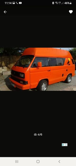 Volkswagen Transporter T3 Kamper Zarejestrowany