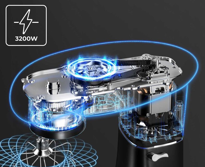 NOWY Niezawodny wielofunkcyjny ROBOT Kuchenny planetarny mikser 3200W