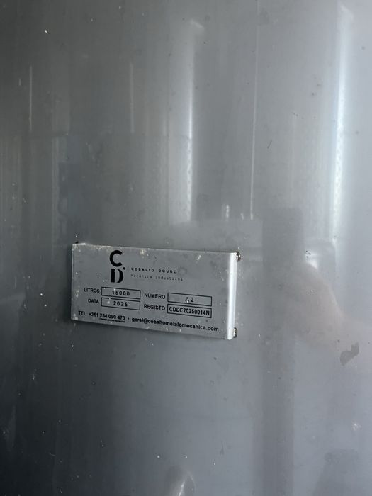 Depositos inox 15000 litros vinho nunca usados