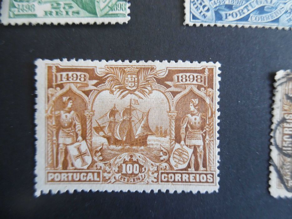 Selos Portugal 1898- Caminho India Série Completa c/ 1 novo