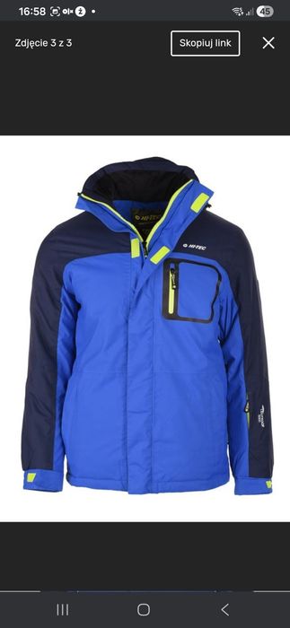 Kurtka Hi-Tec Nobi Niebieska nowa