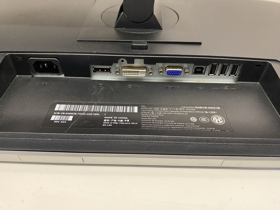 Монітор Dell P2414Hb — 24", IPS, без дефектів
