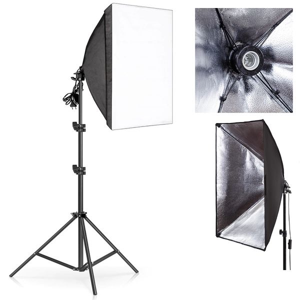 Постійне студійне світло Софтбокс R-box 50/70+штатив +LED лампа 50Ват