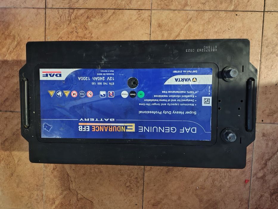 Акумулятор DAF GENUINE 12V 240Ah 1200A