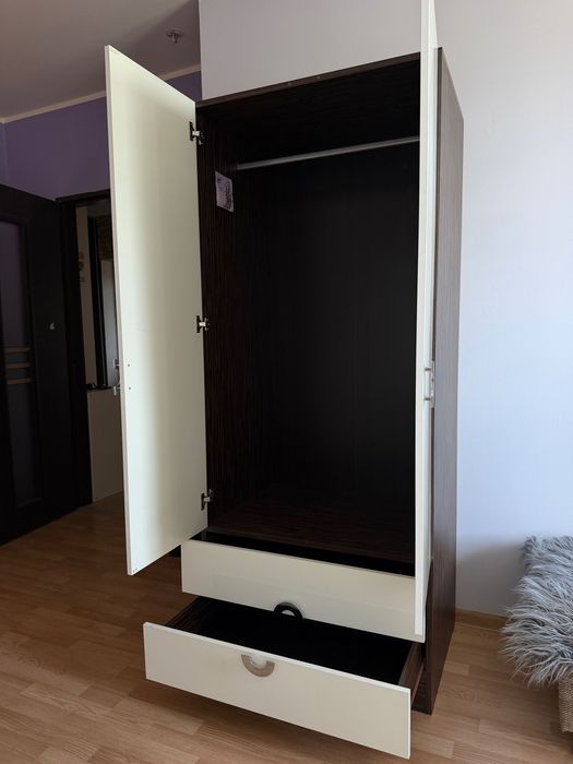 zestaw mebli z black red white