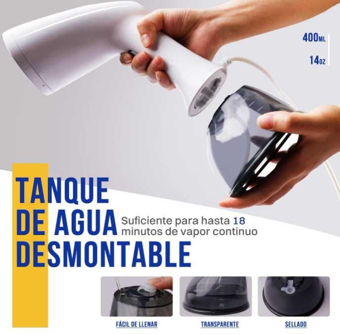 Ferro vapor vertical a vapor, 400 ml de vapor removedor de rugas