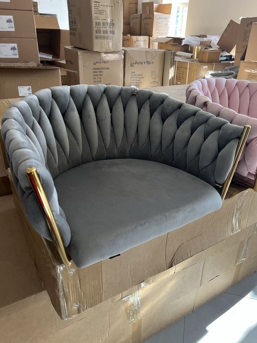 Стілець Just Sit IMPERIA велюр для салону, кухні, вітальні