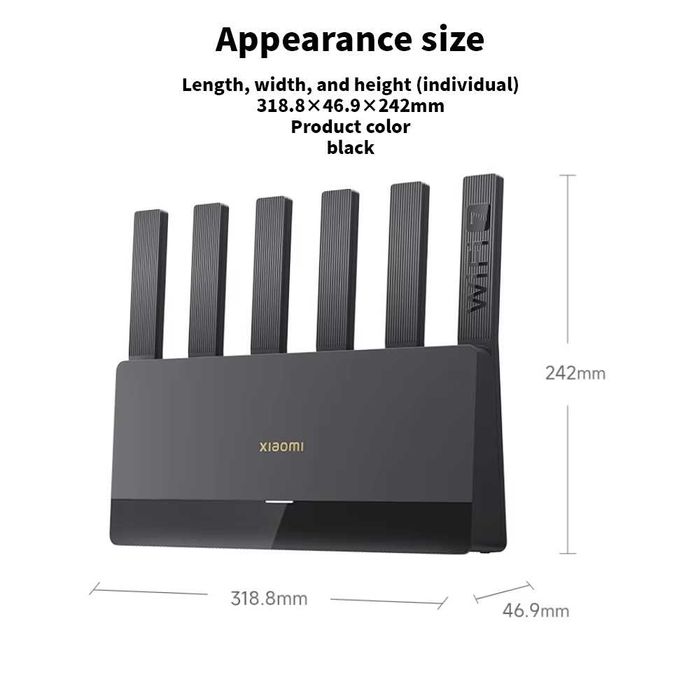 Роутер Xiaomi BE6500 з підтримкою Wi-Fi 7 Mesh Router маршрутизатор