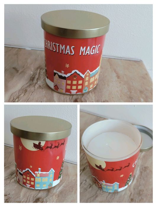 Świeca zapachowa świąteczna