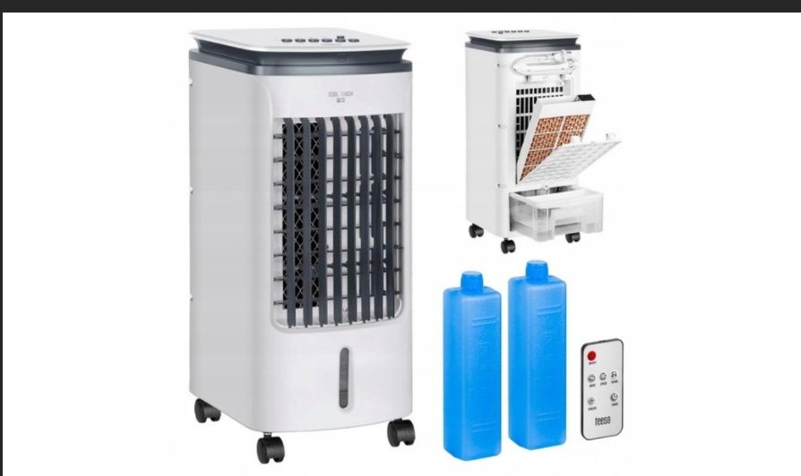 Klimator Do Domu Domowy Wiatrak Wentylator Stojący Chłodzący Na wodę+P