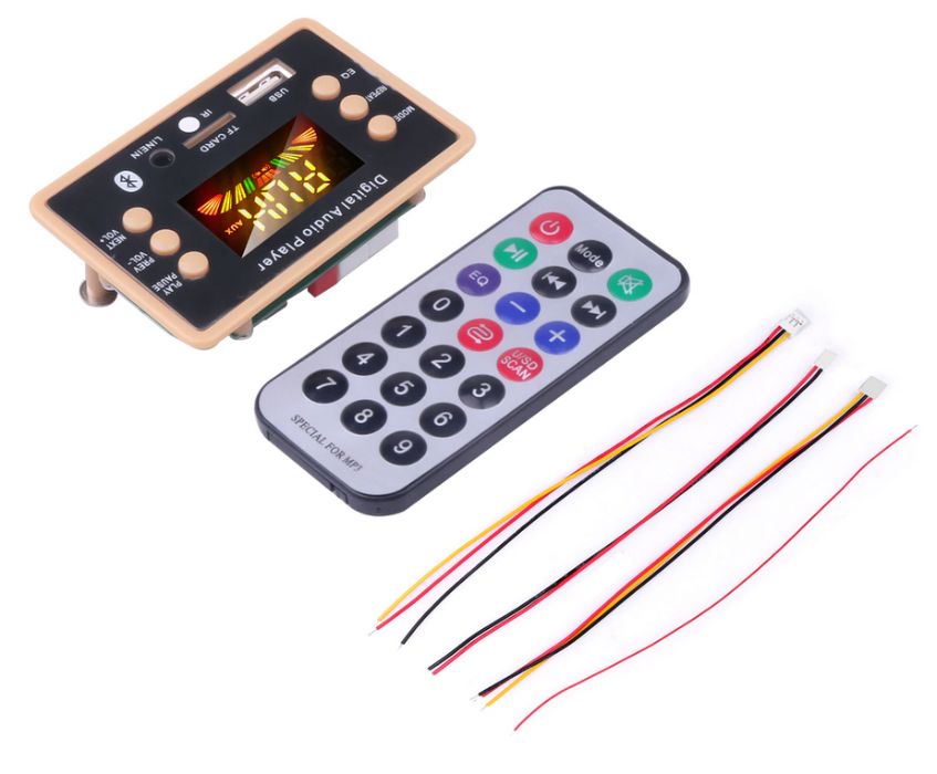 ‼️Авто MP3 плеєр Bluetooth5.0 FM USB micro модуль 12V MP3 FLAC WMA WAV