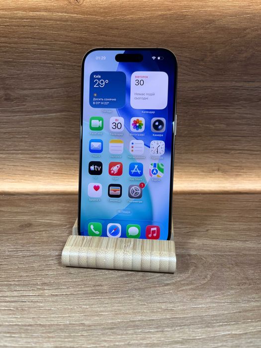 iPhone 16 Pro 128 Desert !! АКБ: 100%!! №: 7792!! СТАН ГАРНИЙ !!! З США !! Айфон купити оригінал !!
