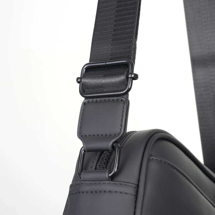 Mala Tiracolo Preta Unissexo Nova + Clip Premium para Dinheiro de Oferta