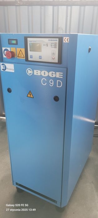 Kompresor śrubowy Boge C 9D  sprężarka osuszacz 7.5kW