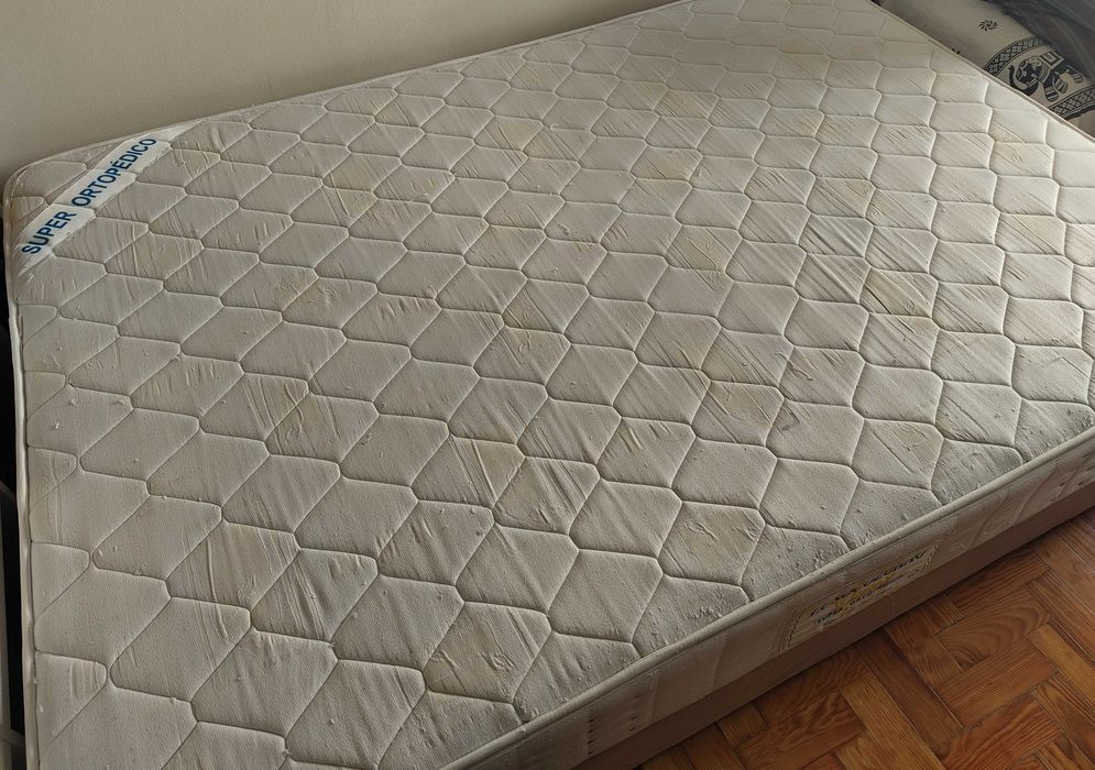 Colchão e somier 135 x 190 usado