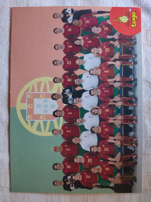 Postal de Portugal para o Mundial 2002