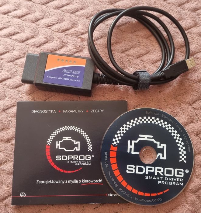 Interfejs diagnostyczny OBDII elm327 SDProg