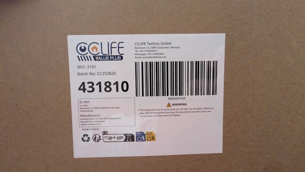 Nowe imadło CCLIFE 125 mml waga 6.3 kg.
