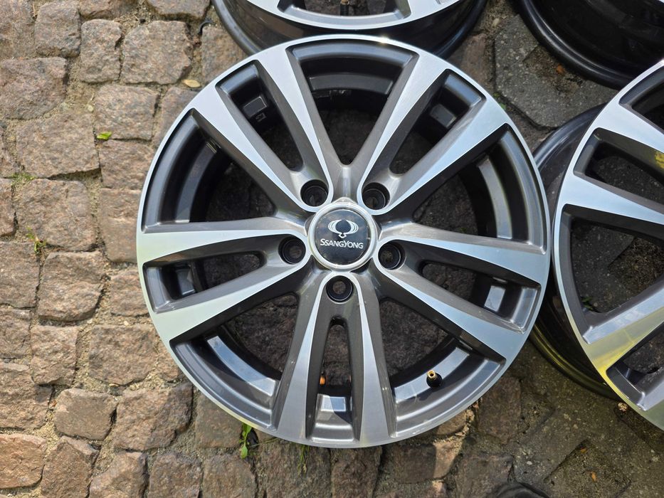 Oryginalne felgi aluminiowe z czujnikami SsangYong KGM TIVOLI 16" 5x112 ET 43