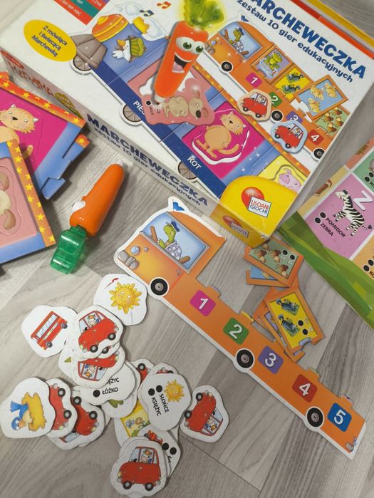 Karotka, Marcheweczka, zestaw 10 gier edukacyjnych