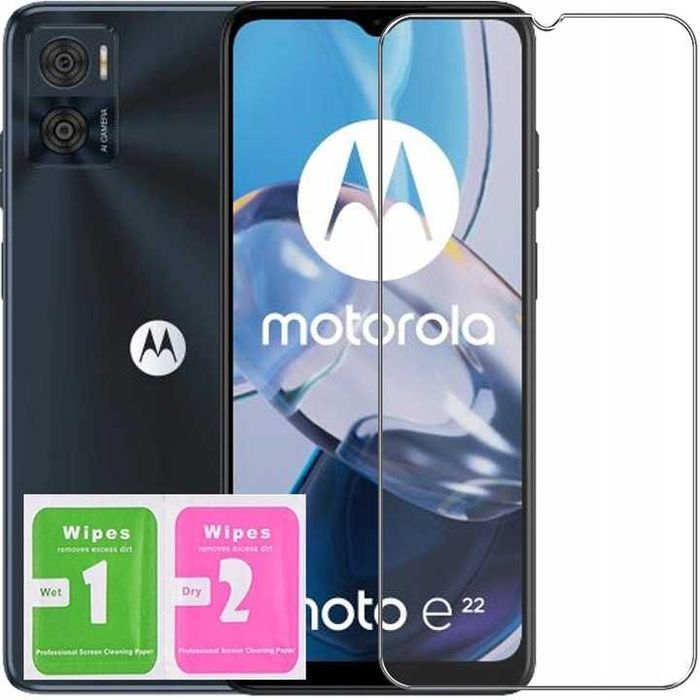 Etui Kabura Book do Motorola Moto E22 / E22i + Szkło Hartowane
