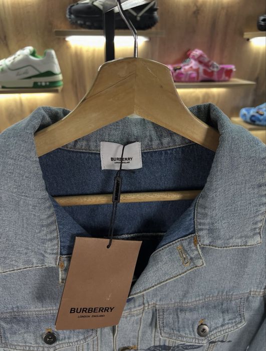 Куртка Джинсова Burberry Blue Denim — zdjęcie 4
