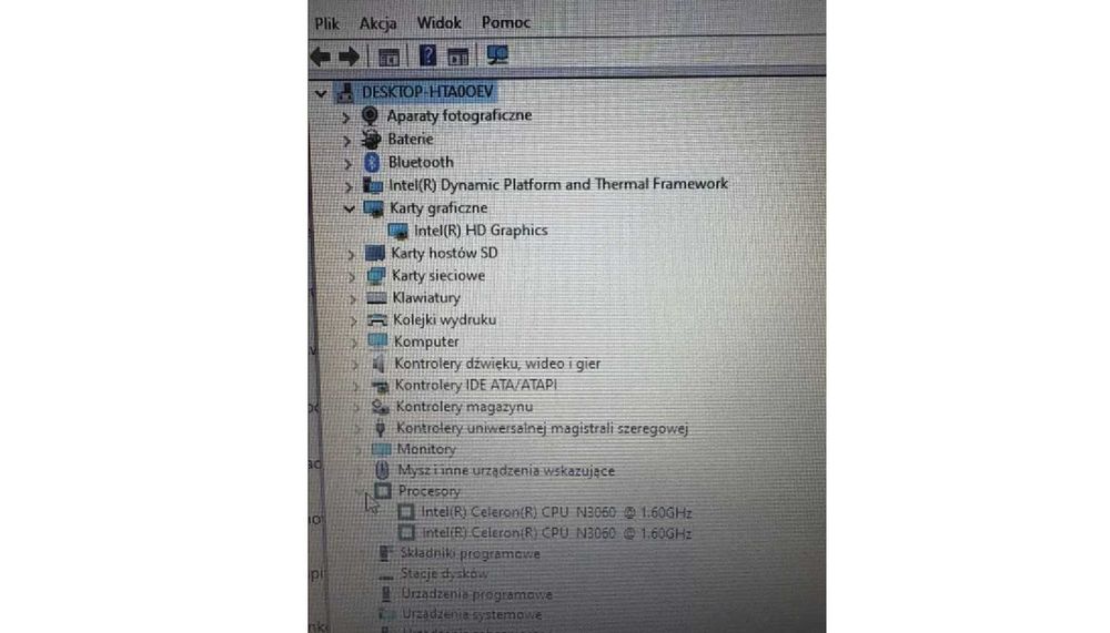 laptop acer travelmateB117-M 11,6 " INTEL CELERON 2 GB / 32 GB czarny