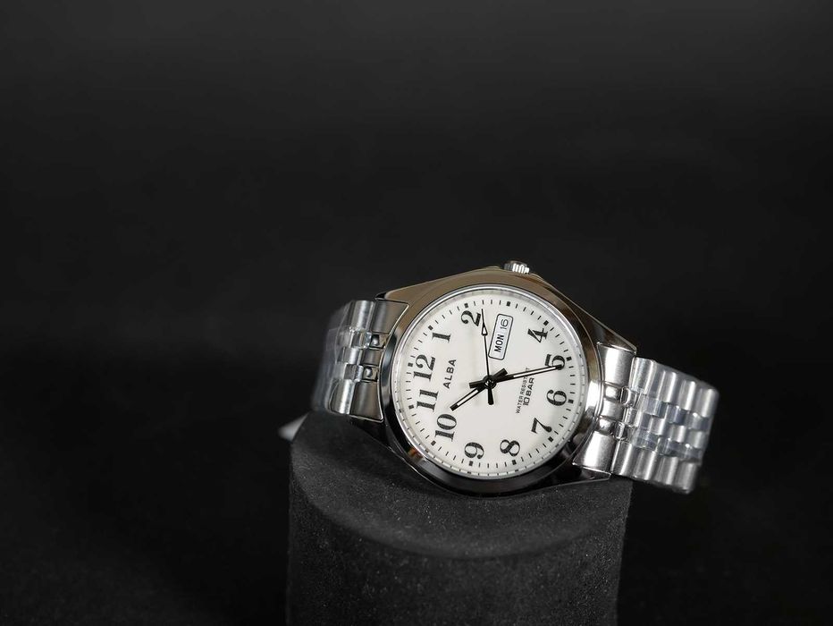 Seiko ALBA AQGK470 Ø34.5мм Full Lume, нержавейка