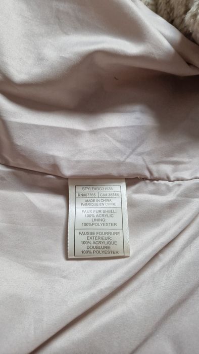 Dłuższa kamizelka bezrękawnik futerko sztuczne