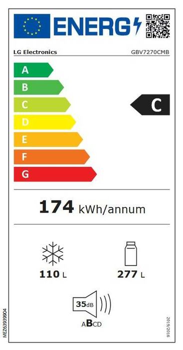 Combinado LG GBV7270CMB (No Frost - 203 cm - 387 L - Inox) NUNCA USADO