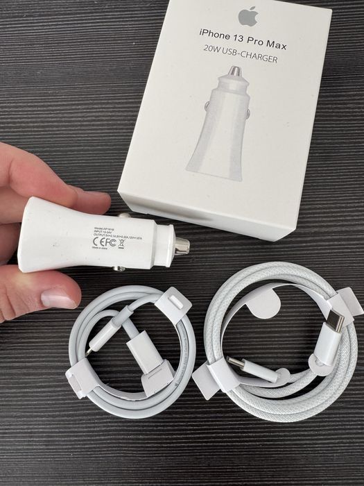 Автомобільний зарядний пристрій зарядка автомобільна Apple car charger