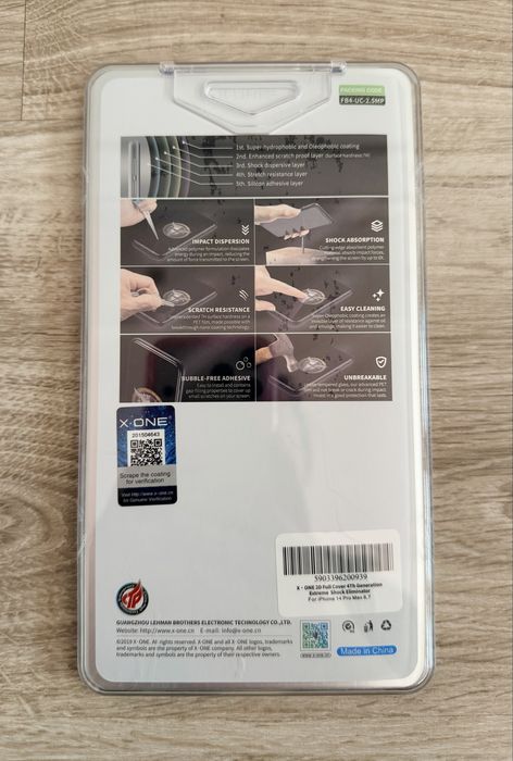Szkło ochronne X-ONE  Iphone 14 Pro Max  NOWE