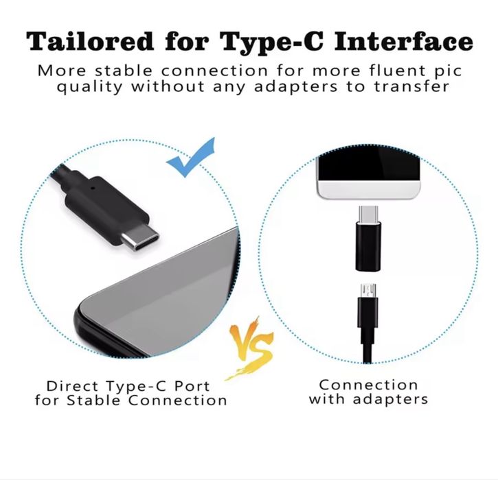 Wi-Fi USB камера 1600x1200 8мм Эндоскоп