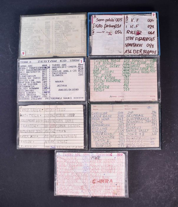 Zestaw Kaset do Commodore