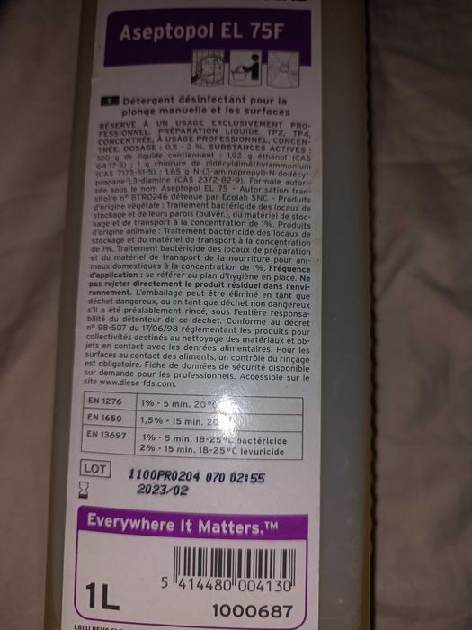 Продам моечно-дезинфецирующее средства Ecolab Aseptopol