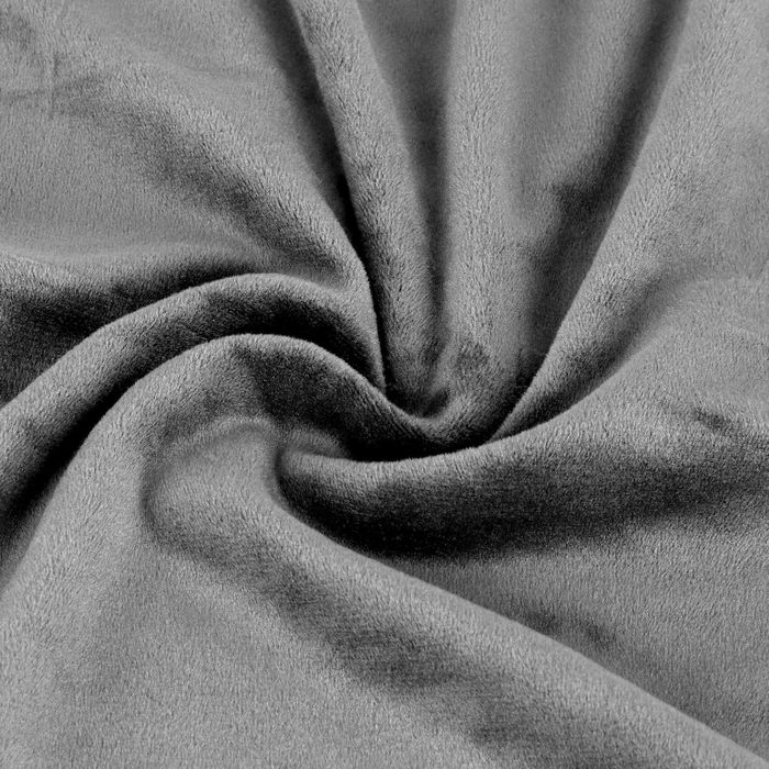 NOWA kolekcja pokrowców na krzesła 6 szt. szary gruby welur