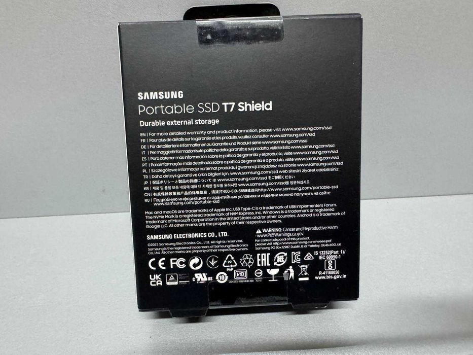 Samsung T7 Shield 2 Tb Black (MU-PE2T0S)  Ssd накопичувач новий !
