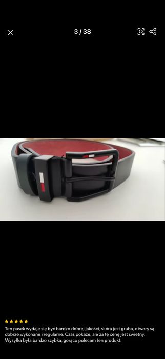 Nowy pasek tommy 120cm