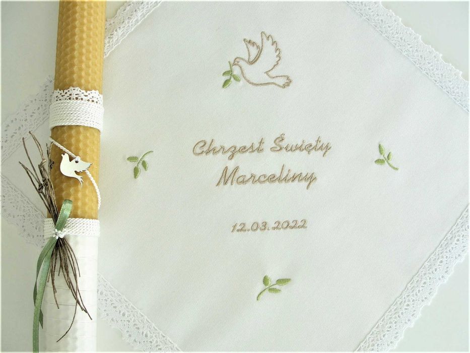 Zestaw do chrztu z serii "przyroda".